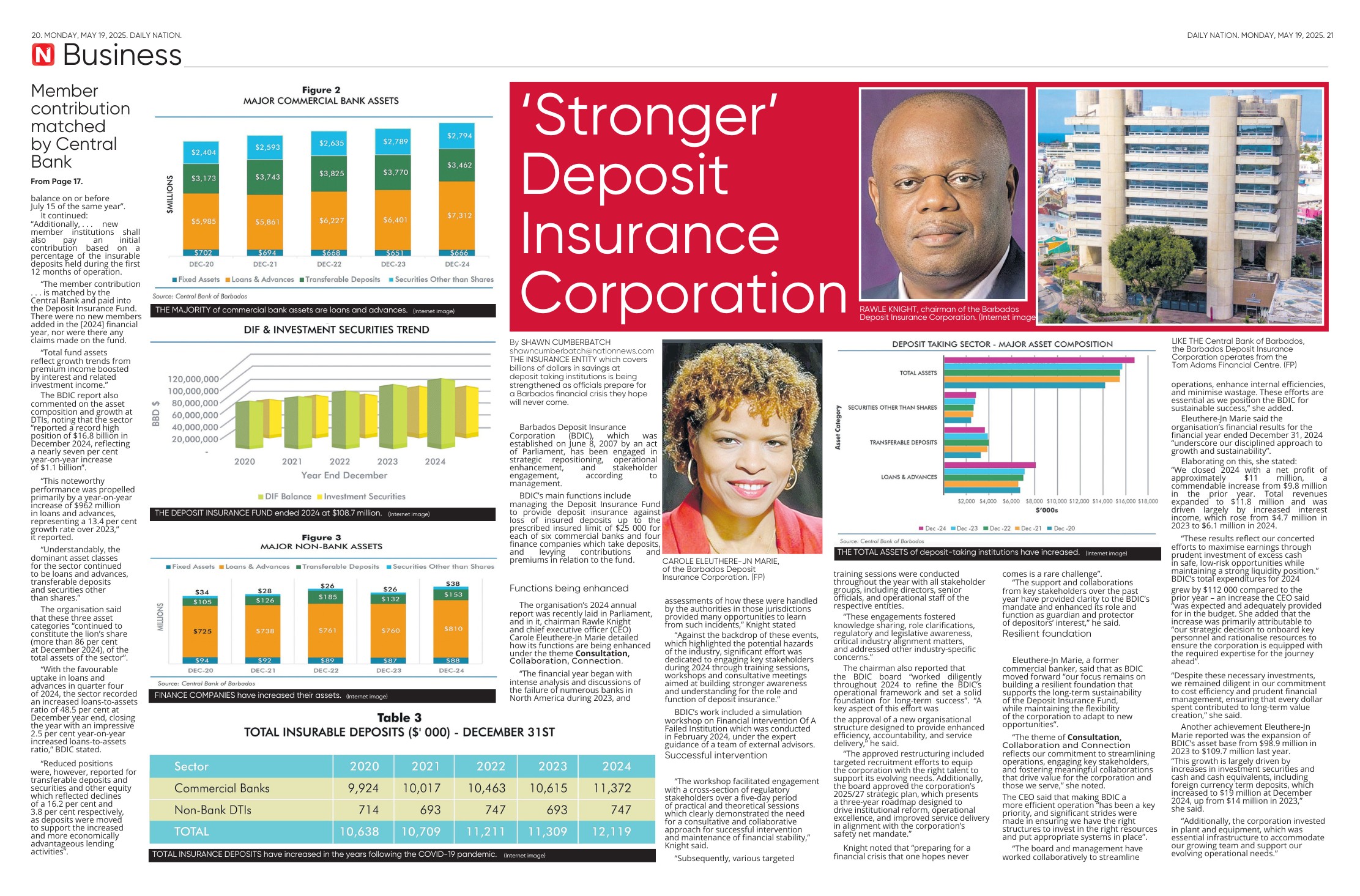 'Stronger' Deposit Insurance Corporation